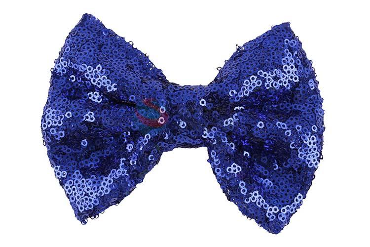 Custom Design Low Price Glittering Bowknot Hairpin