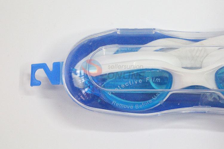 Custom wide view swimming goggle anti fog swim eyewear glasses