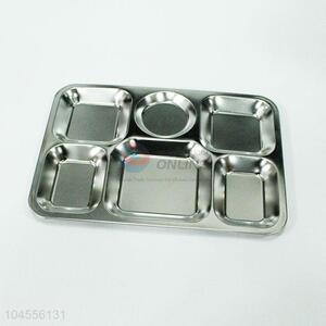 Top sale stainless steel snack plate for dining hall