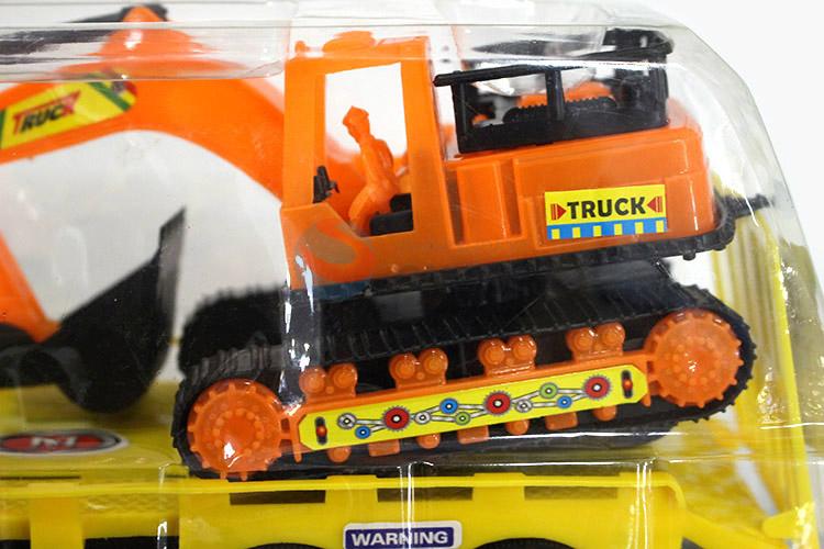 Cheap wholesale trailer excavator set toy car