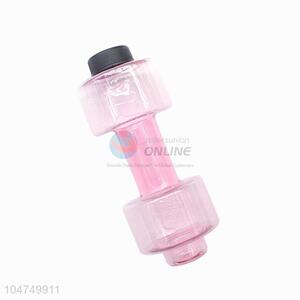 Creative dumbbell shape plastic water bottle drinking bottle