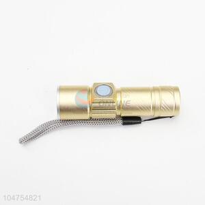 Best sale new LED flashlight torch micro usb interface direct charge with 18650 Battery