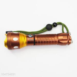 Normal Low Price Golden Color Aluminum Alloy Super Flashlight with XPE Lamp Bulb