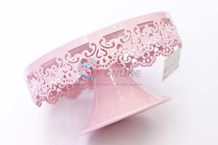 Fashion Cheap Pink Color Cake Turntable Rotating Cake Decorating