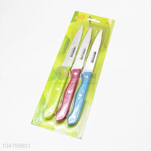 Portable Fashion Stainless Steel Kitchen Knives Colorful Handle