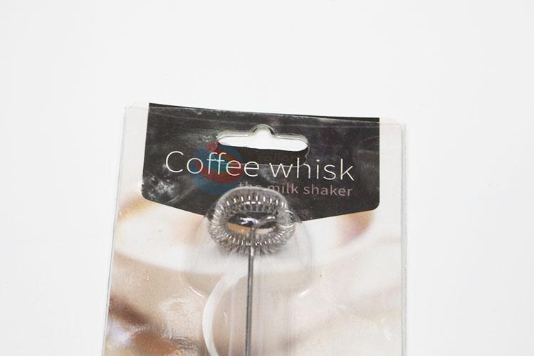 Custom Good Quality Mini Handheld Electric Coffee Stirrer Stainless Steel Stem