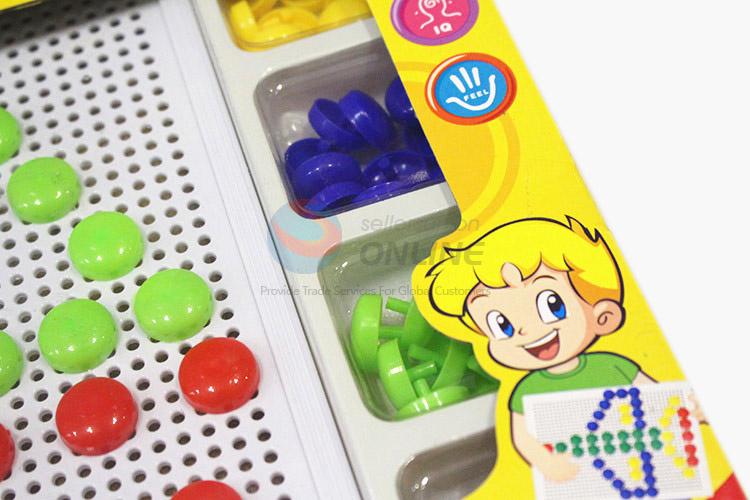 Made in China colorful mushroom nails puzzle toy