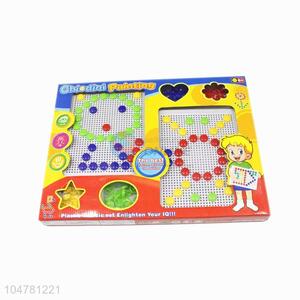 Most popular wholesale educational toy mashroom nails puzzle toy