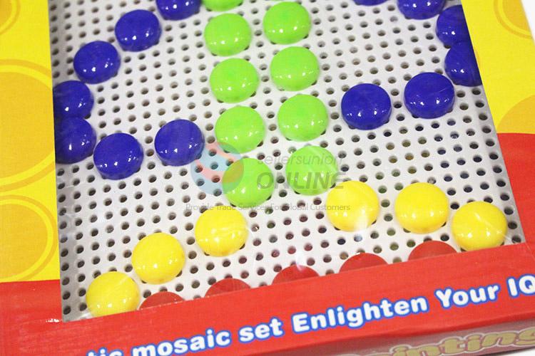 Promotional custom colorful mushroom nails puzzle toy