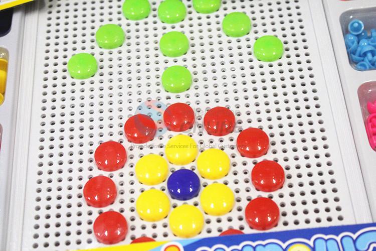 High quality promotional educational toy mashroom nails puzzle toy