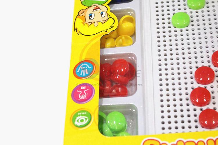 High quality promotional educational toy mashroom nails puzzle toy