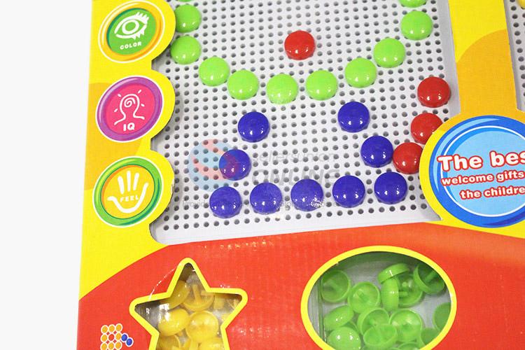 Most popular wholesale educational toy mashroom nails puzzle toy