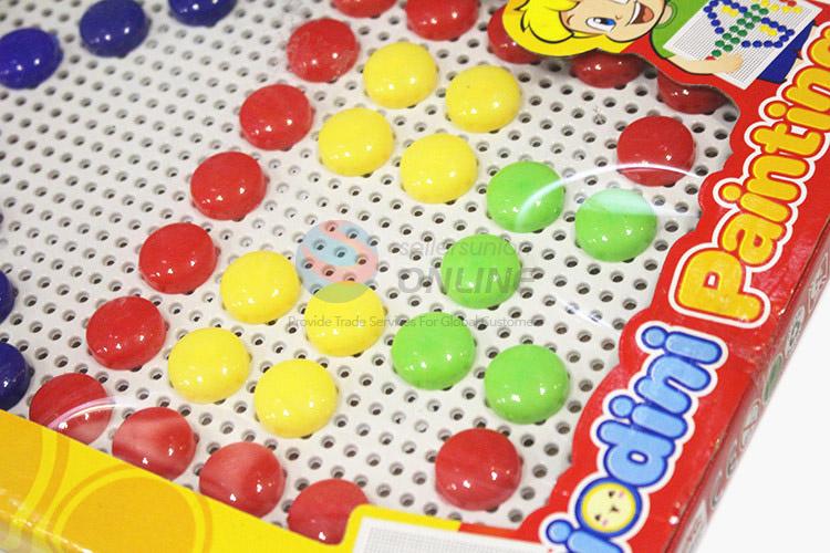 Latest design colorful mushroom nails puzzle toy