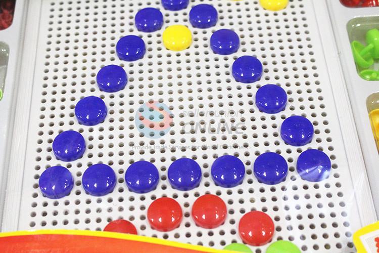 Low price educational toy mashroom nails puzzle toy