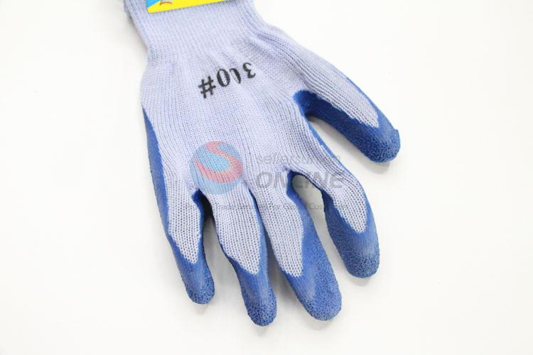 Blue Color Nylon Working Gloves Protective Gloves Safety Gloves