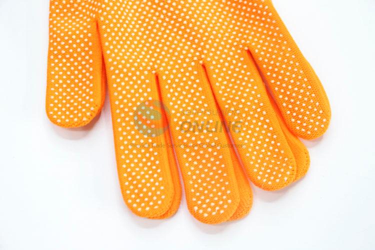 Top Quality Cotton Dotted Protective Antislip Safety Gloves with Anti-Slip Particle Working Gloves