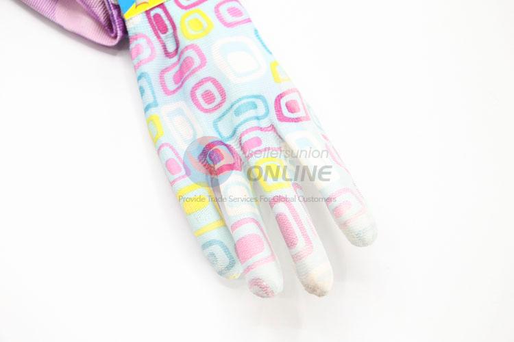 Cute Pattern PU Working Gloves Gardening Gloves Protective Gloves Safety Gloves