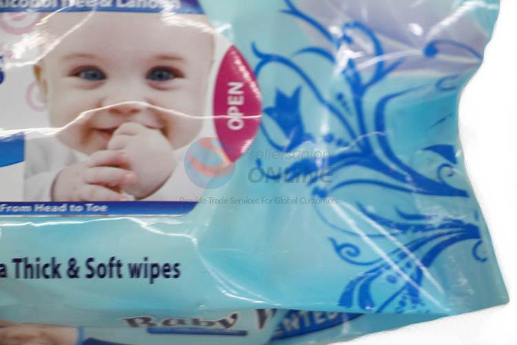 Wholesale Nice Design 80 Pcs Baby Wipes Wet Tissue Cleaning Wipes