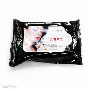 Competitive Price 25 Pcs Eco-friendly Floral Women Wipes Wet Tissue