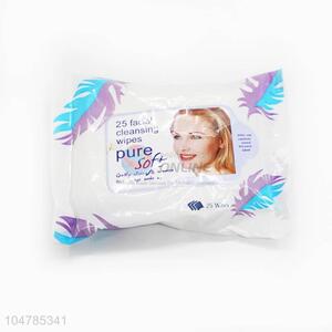 Top Selling 25 Pcs Floral Women Wipes Wet Tissue Clean Wipes
