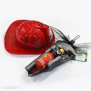 Factory Sale Fire Cap Plastic Toys Set Children Role Play Toy