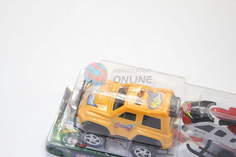 Factory Promotional Kids Toy Pull Back Jeep Car and Plane