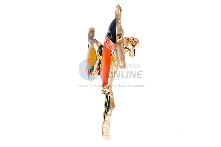 Competitive price bird shape enamel alloy brooch