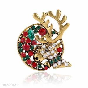 Best selling deer shape alloy brooch