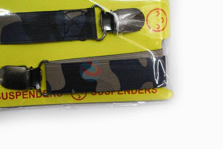 Factory Direct High Quality Adjustable Kids Suspenders Button Braces Belt