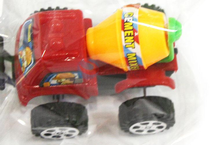 Popular plastic toy vehicle pull-back truck