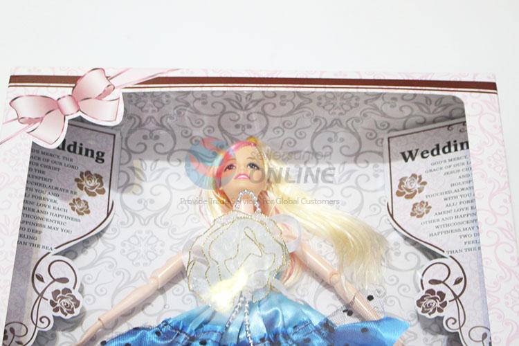 Cartoon Four Colors 11 Cun Wedding Dress Dolls Educational Toys