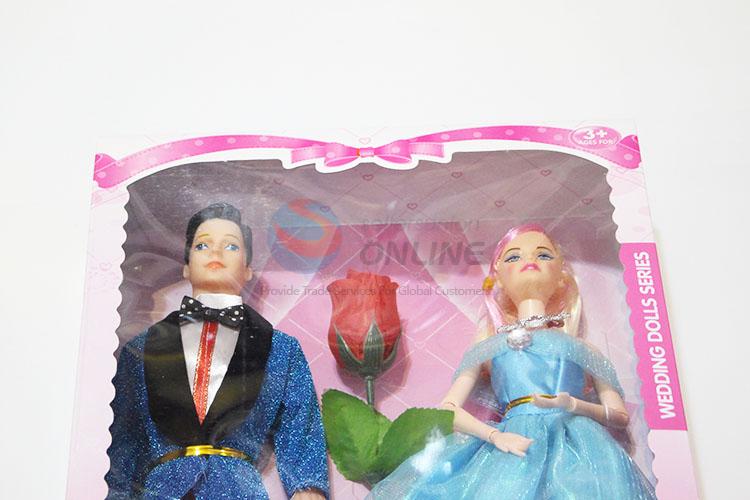 Factory supply kids 11 Cun Dolls Couples with Roses toy