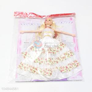 Plastic Cartoon 11 Cun Wedding Dress Dolls Educational Toy for Kids