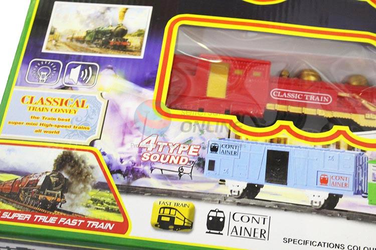 Customized wholesale kids train track toys