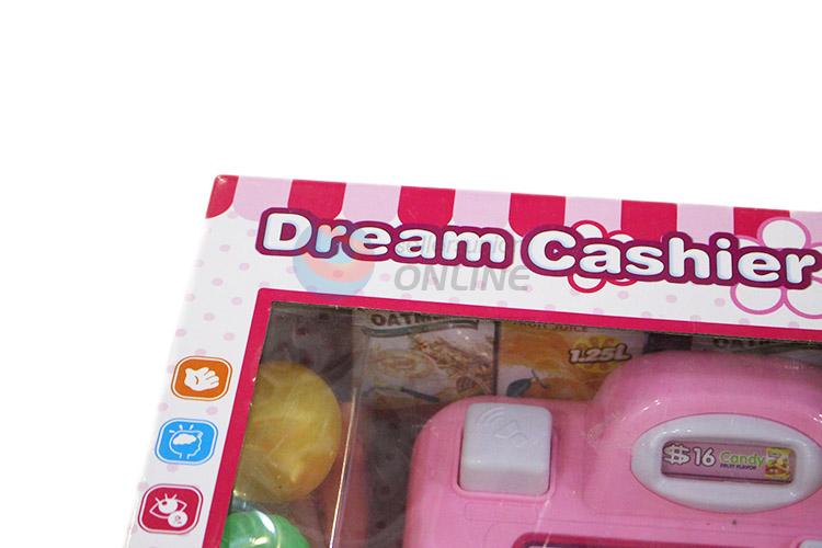 Low price kids mini cashier set toys