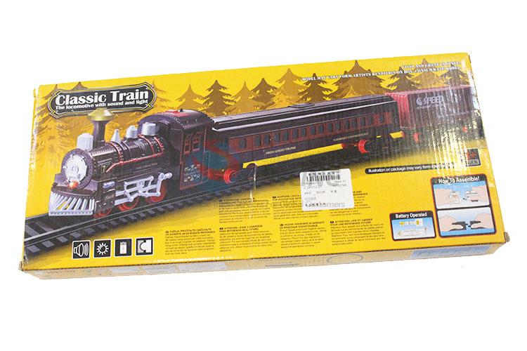 Factory supply kids electric train track toy