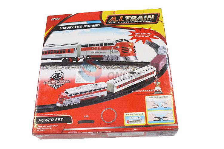 Wholesale new style kids electric train track toy