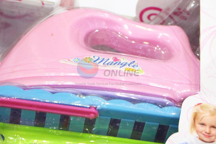 Top Selling Simulation Roller Washing Machine + Ironing Toys Children Play House Games Tool