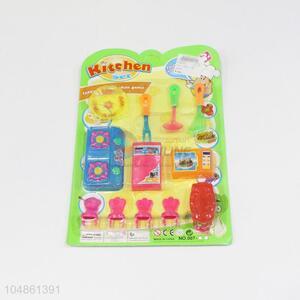 Most popular wholesale plastic kitchenware set toy