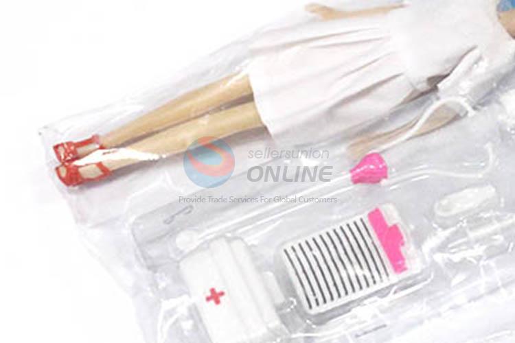 Factory customized plastic nurse doll set