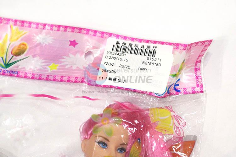 Best selling plastic fairy butterfly doll