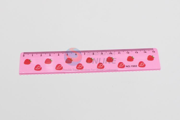 Fashion Style Kids Fruit Design Plastic Rulers Popular Plastic Ruler