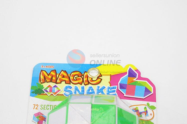 New Customized Green and White Color Educational Speed Heart Shpaed Twist Cube Puzzle Toys