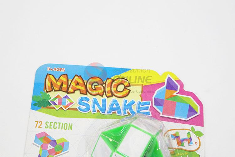 Wholesale Custom Green and White Color Educational Speed Magic Peanut Shaped Toys Twist Cube Puzzle Toys