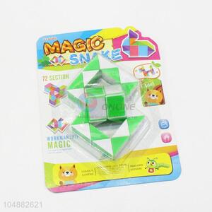 Hot Selling Green and White Color Educational Speed Lock Shaped Toys Twist Cube Puzzle Toys