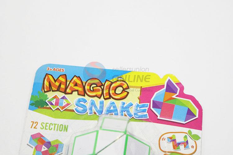 Simple Cute Green and White Color Cute Educational Speed Rocket Shaped Toys Twist Cube Puzzle Toys