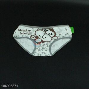 Popular hot sales monkey pattern girl underpant