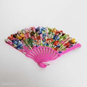 New Printing Plastic Hand Fan