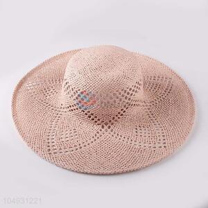 Wholesale new style straw hat panama summer beach hat for women
