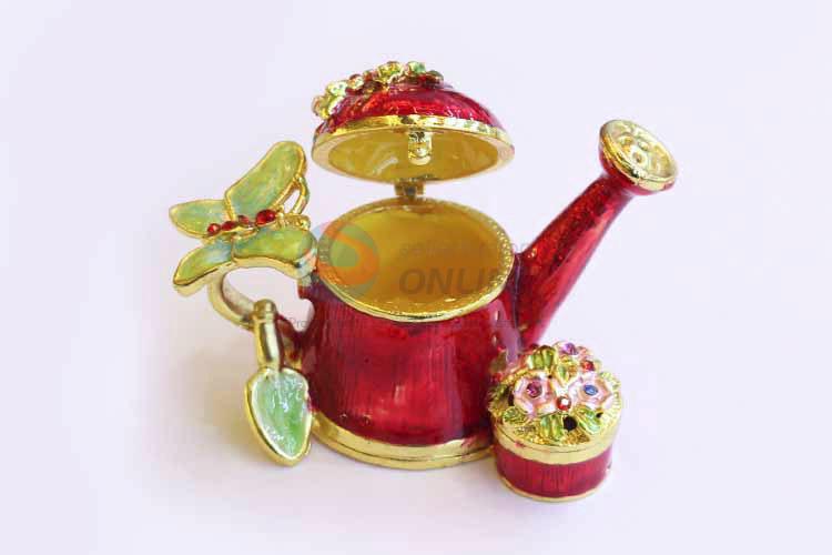 Fashion Design Watering Can Trinket Box For Jewelry